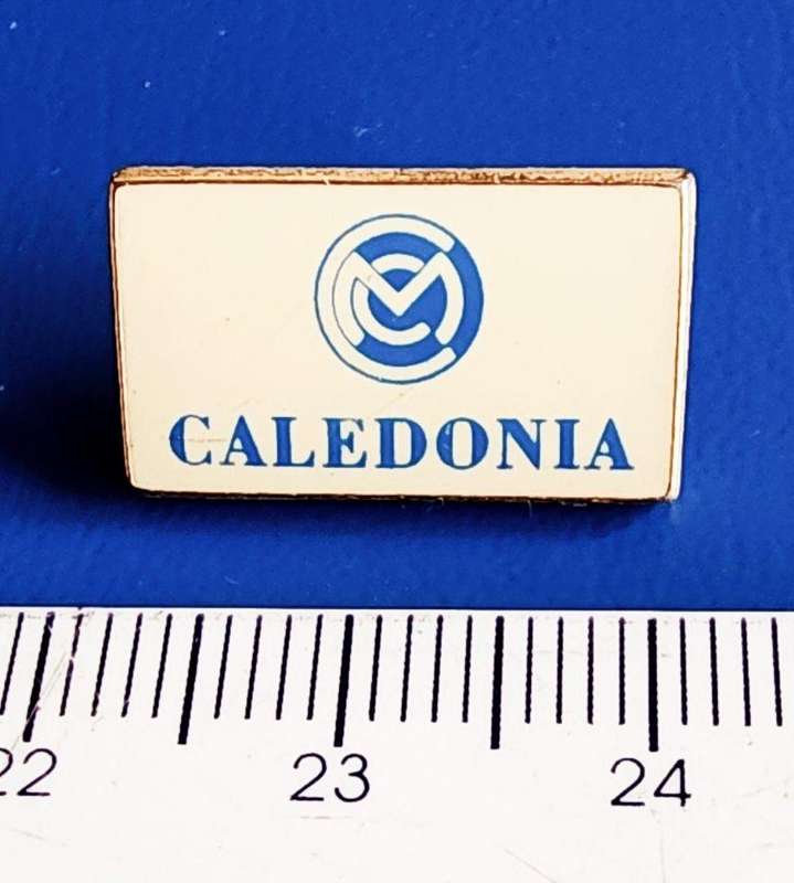 Caledonia pin badge