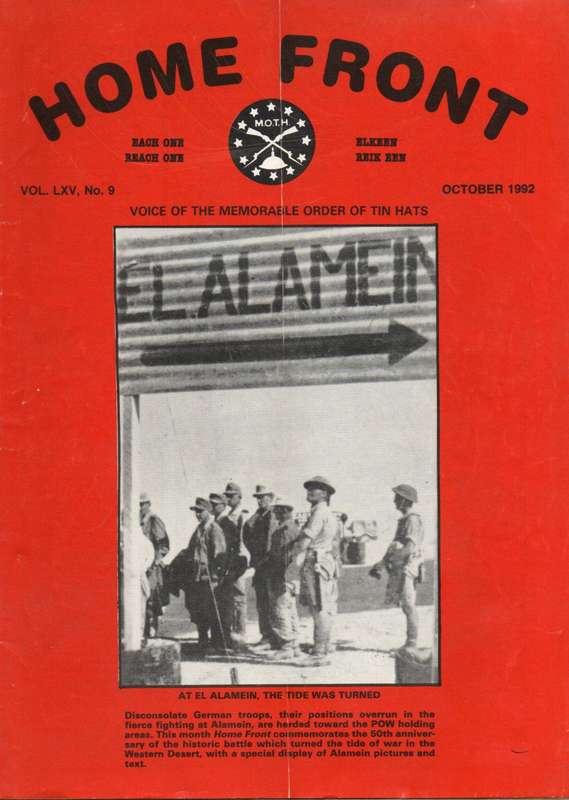 Home Front Magazine MOTH October 1992