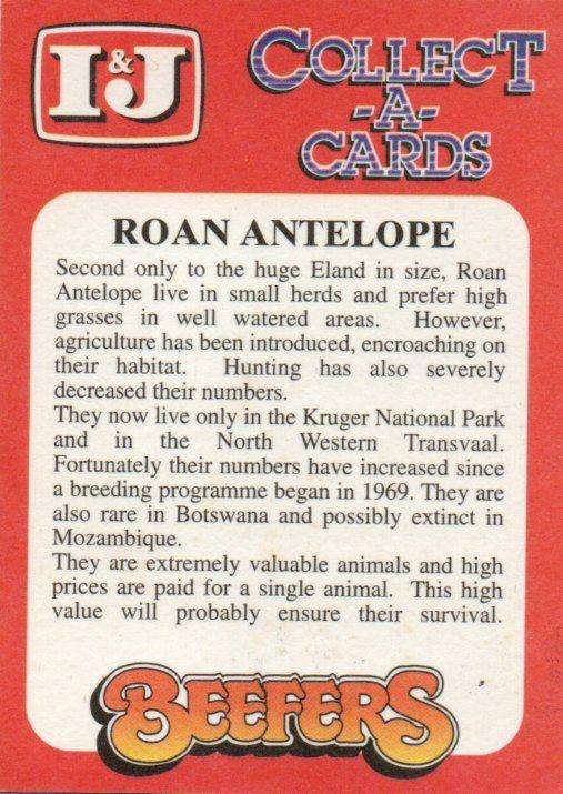 I&J Threatened Species Collectors Card