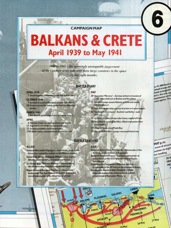 Images of War magazine: No #06 -  1939 - 1945 Complete with Campaign Map - Newspaper dated 31 May 19