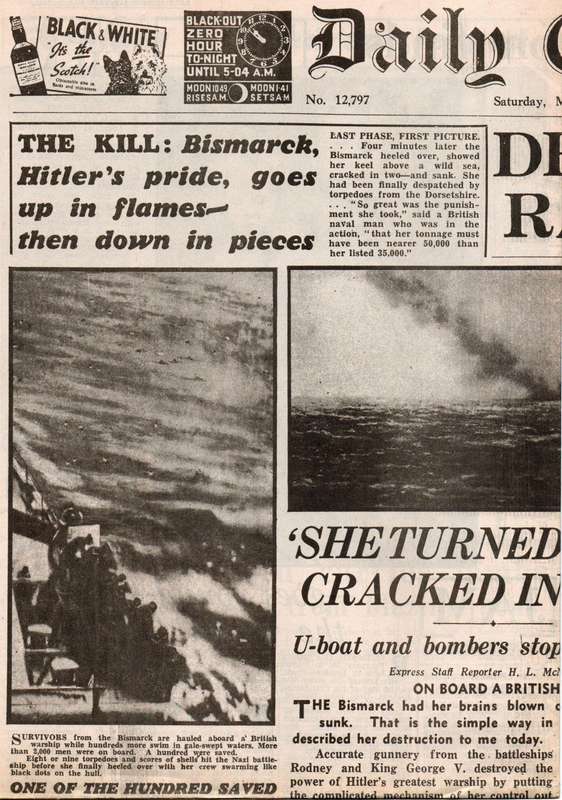 Images of War magazine: No #06 -  1939 - 1945 Complete with Campaign Map - Newspaper dated 31 May 19