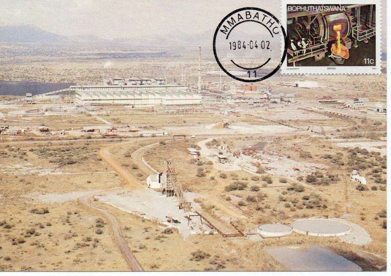Bophuthatswana Maxi Card, Platinum Mine 1984
