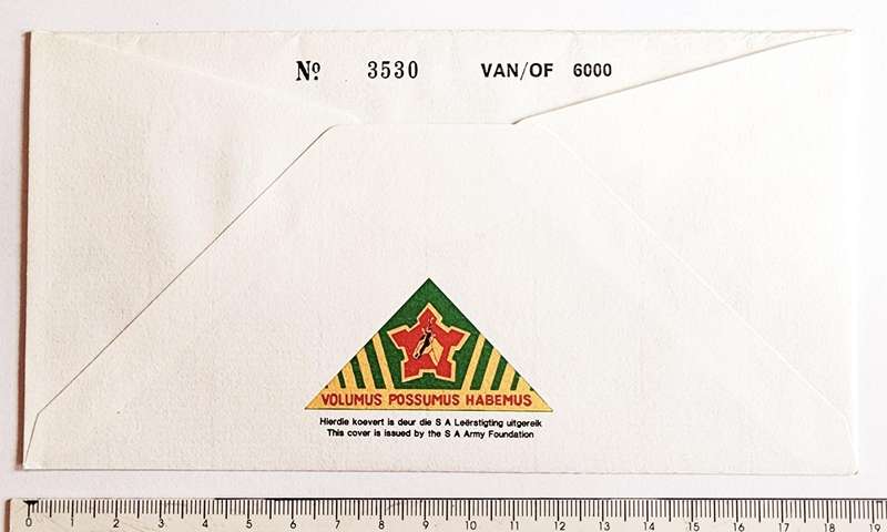 SADF FDC MAGOL COMMANDO 1912-1987 #9