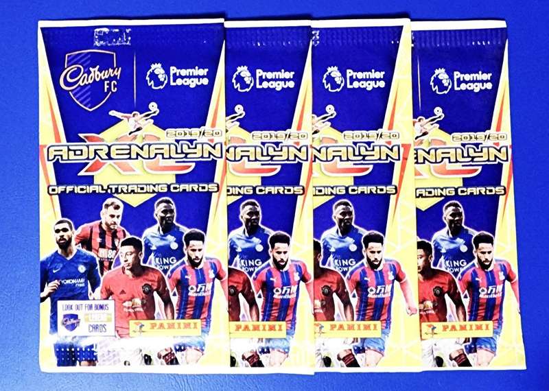 Panini Adrenalyn Premier League 2019/2020 4 Unopened Packs Mint