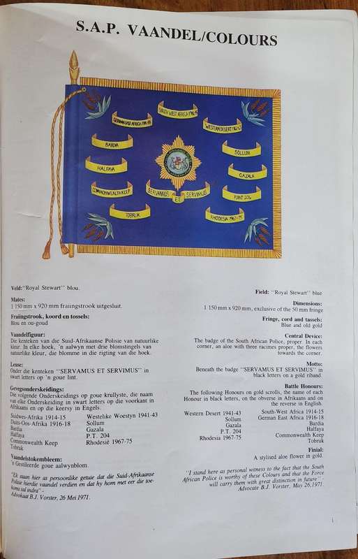 SA Police Commemorative Album - SA Polisie Gedenkalbum 1913-1988