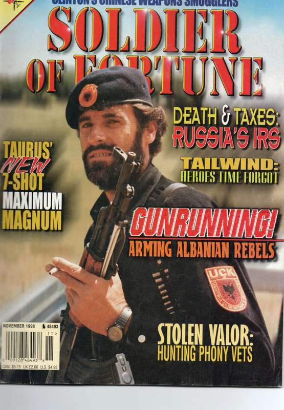 Soldier of Fortune Magazine: November 1998: Good Condition