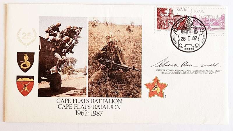 SADF FDC CAPE FLATS BATTALION 1962-1987 #1