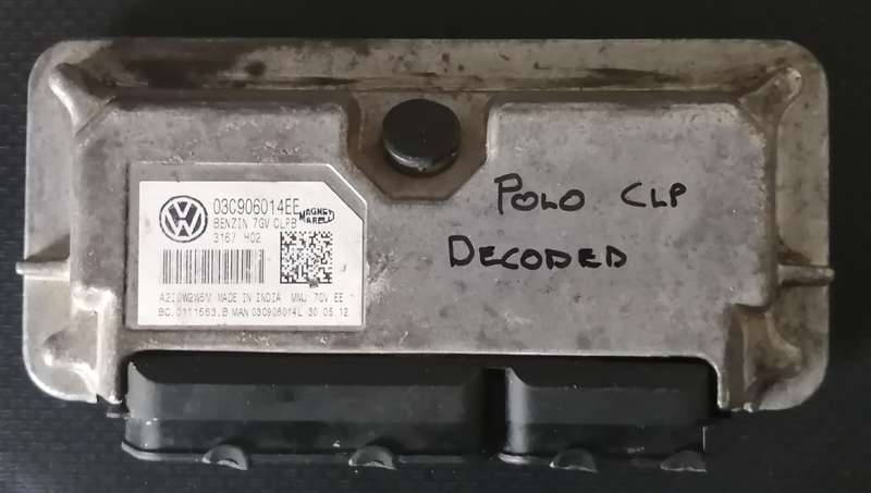 POLO VIVO CLP ECU - IMMOBILISER DECODED. START AND GO.