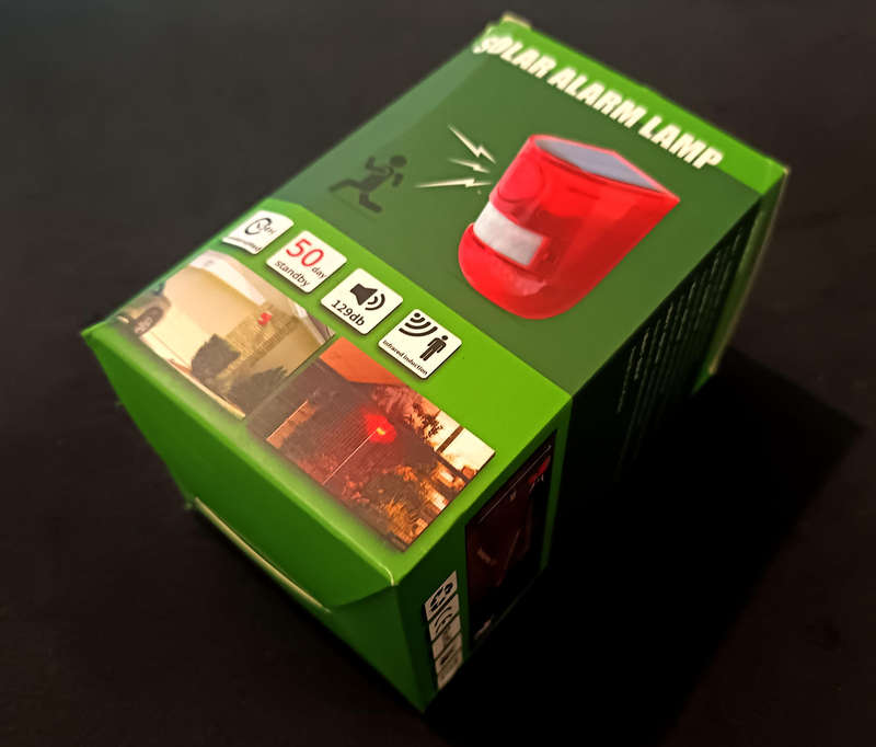 Solar Alarm with motion sensor