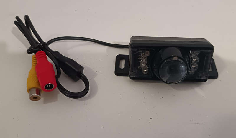 Universal Rearview Camera  12V, 6mm Lens