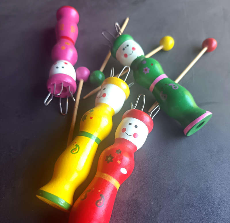 French Knitting Tools / Tolletjie Brei  Wooden
