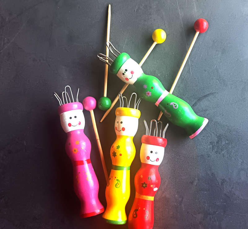 French Knitting Tools / Tolletjie Brei  Wooden