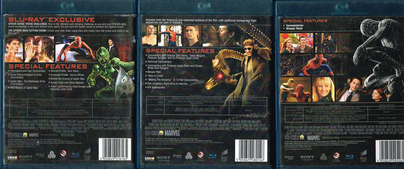 Spider-man 1, 2 & 3