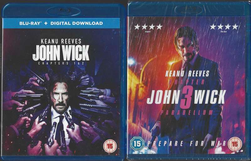 John Wick 1, 2 & 3