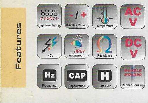 Major Tech - MT1882 Industrial Multimeter