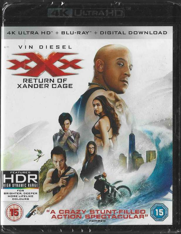 XXX - Return of Xander Cage [4K UHD + blu ray]