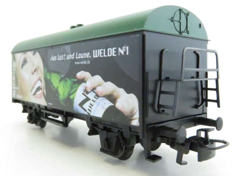 H0 gauge 1/87 100 mm 2-axle DB Closed Goods/Beer wagon, mint in original box Maerklin 44202