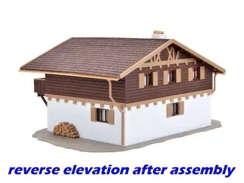 H0 gauge Alpine Chalet `Forestpeace` 150x110x80mm building kit #H0.1-87.HO Vollmer.9252