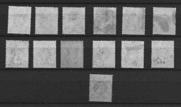 NATAL KEVII 1902 / 03  Full set of 13 vfu  SACC 109 to 121  R 4 823-00