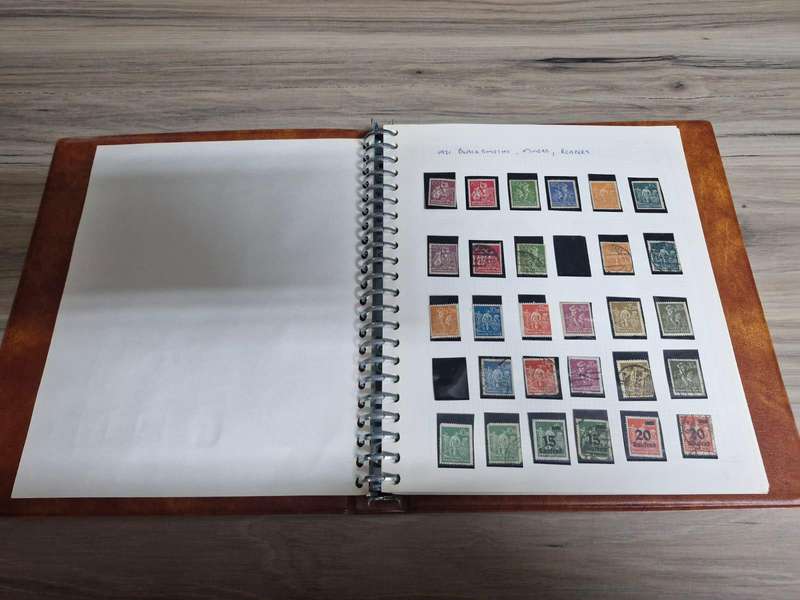 German Stamp in Album