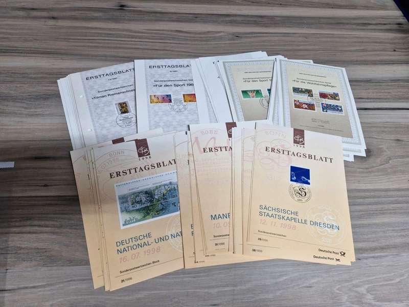 German First Day Sheets