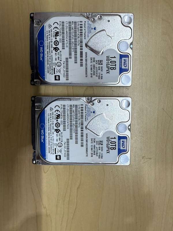 Western Digital Blue 1TB 2.5" SATAIII 5400rpm 8MB Notebook Internal Hard Drive