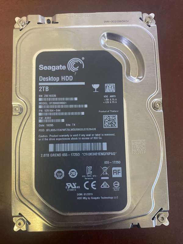 Seagate Baracuda 2Tb HD ST2000DM001