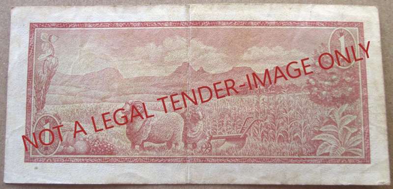 One Rand South Africa Serial Nr B546 015437