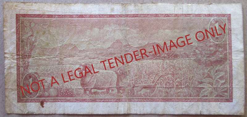One Rand South Africa Serial Nr B297 081477
