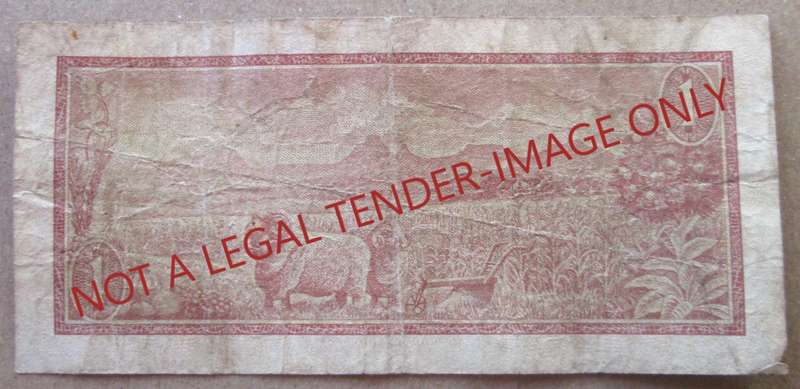 One Rand South Africa Serial Nr B351 234097