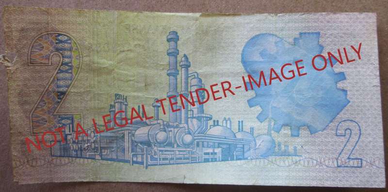 Two Rand South Africa Serial Nr BA6808873