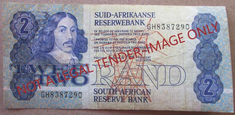 Two Rand South Africa Serial Nr GH8387290