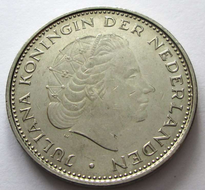 1970 Netherlands 2 Half Gulden