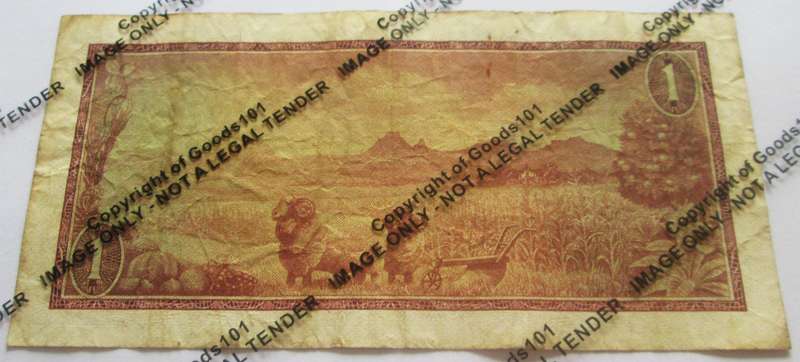 One Rand Republic of South Africa Serial Nr A479 845265