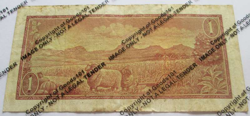 One Rand Republic of South Africa Serial Nr A741 718968