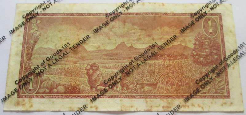 One Rand Republic of South Africa Serial Nr A742 432610