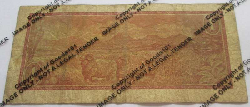 One Rand Republic of South Africa Serial Nr B39 971453
