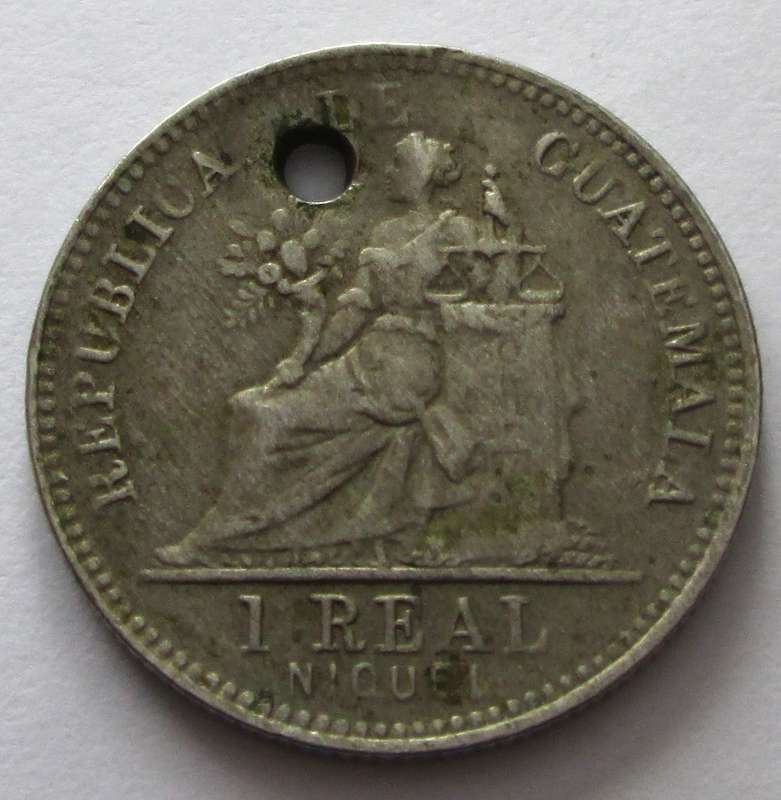 1910 Guatemala 1 Real