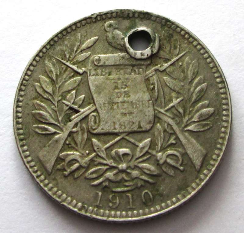 1910 Guatemala 1 Real