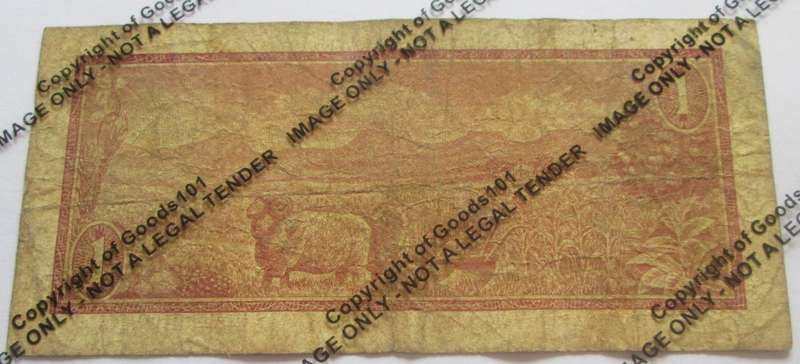 One Rand Republic of South Africa Serial Nr B468 387040