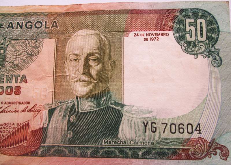 1972 Angola 50 Escudos Serial No YC 70604