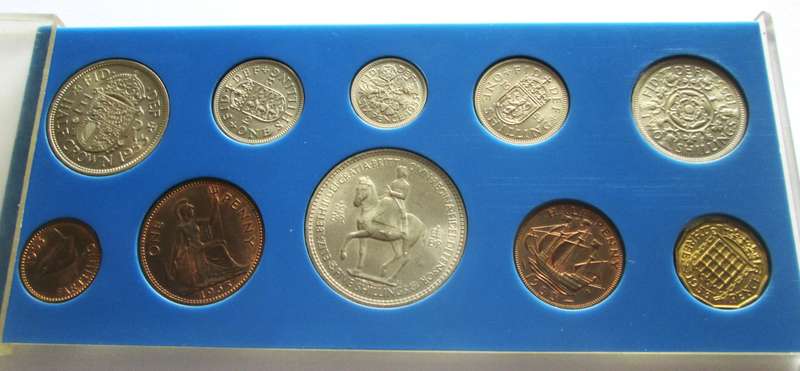 1953 Great Britain Coin Set