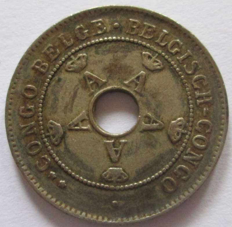 1921 Belgium Congo 10 Centimes