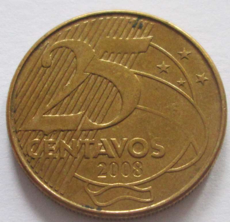 2008 Brasil 25 Centavos