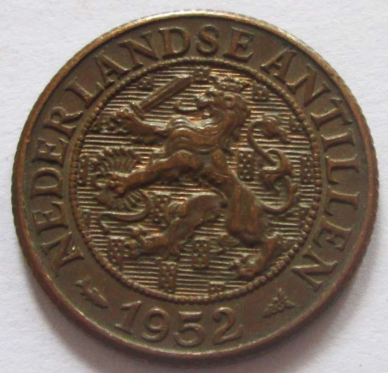 1952 Netherlands Antillen 1 Cent