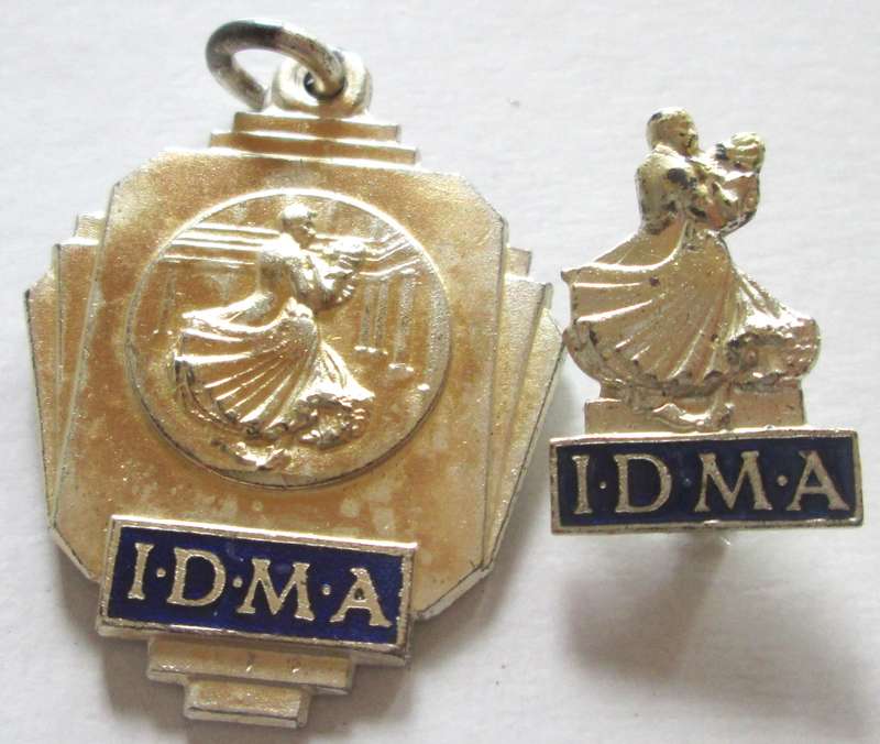 1964 International Dance Masters Medal and Pin