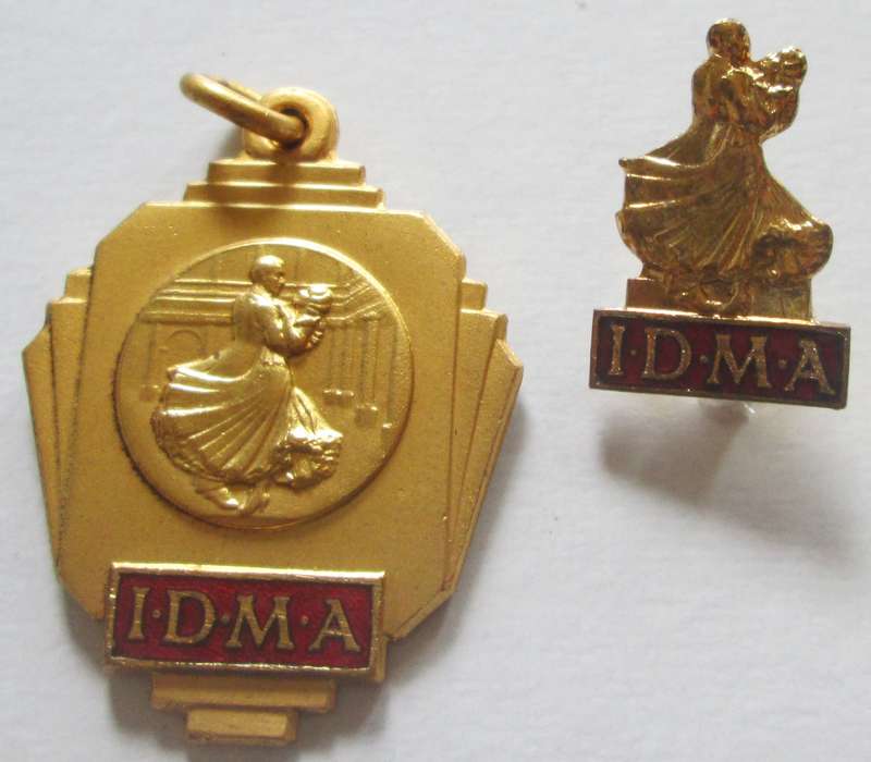 1964 International Dance Masters Medal and Pin