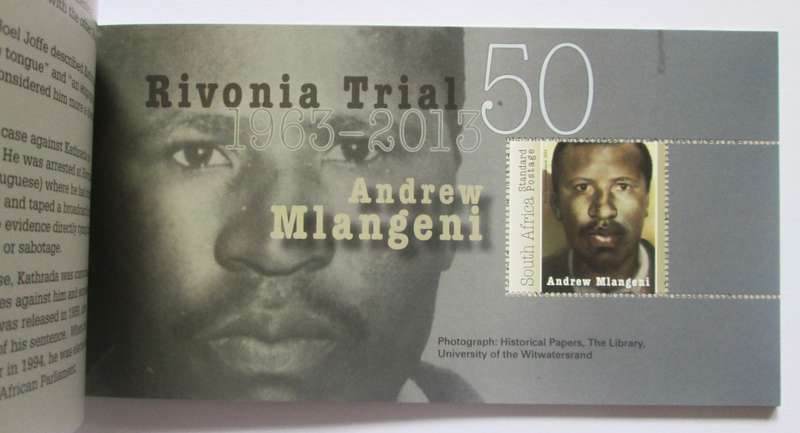 Rivonia Trial 1963 - 2013 Booklet with 12 Miniature Stamps Sheets