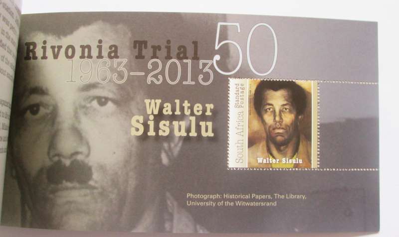 Rivonia Trial 1963 - 2013 Booklet with 12 Miniature Stamps Sheets