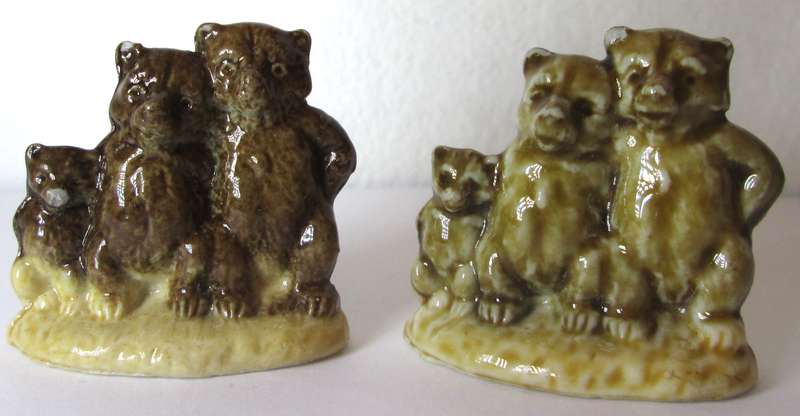 The Three Bears Wade Nursery Rhyme Models